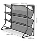 4 Tier Carbon Steel Pantry Organizer Stand for Home Kitchen