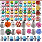 359pcs Cake Decorating Supplies Set, with 66 Tip Baking Set, Piping Bags and Beginner Set