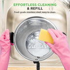 13L Electric Hot Water Dispenser with Safety Lock, Non-Drip Tap, Warm Function, Stainless Steel