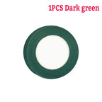 Green Flower Stem Stick Wire Stem Floriculture Tape Self-adhesive Bouquet Floral Stem Paper Tape
