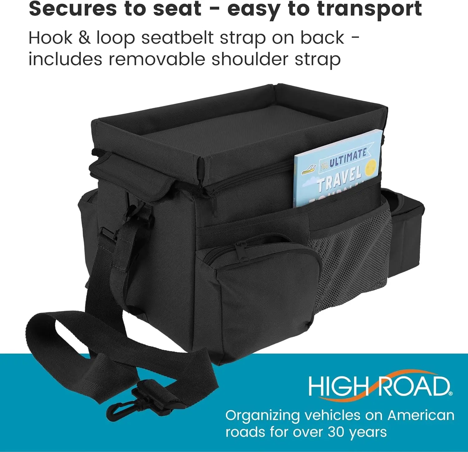 Backseat Organizer for Kids and Passenger Seat Organizer for Adults