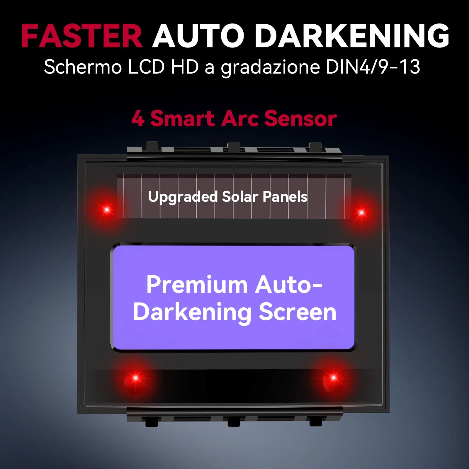 Welding Helmet Auto Darkening For MIG MAG ARC TIG