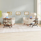 Industrial 3-Tier Small Table for Couch, Bedside