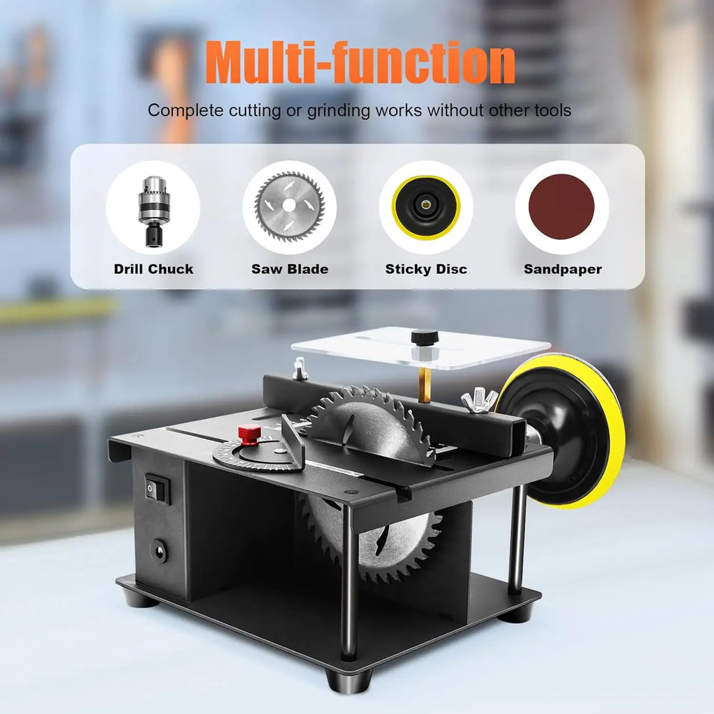 Mini Table Saw 200W 8500RPM with Adjustable Speed
