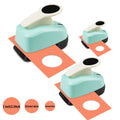 Circle Paper Hole Puncher Tool Set  2 1 inch 50mm 38mm 35mm 28mm 25mm 18mm 16mm 9mm