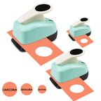 Circle Paper Hole Puncher Tool Set  2 1 inch 50mm 38mm 35mm 28mm 25mm 18mm 16mm 9mm