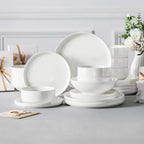 24 Pieces Modern Porcelain Dinnerware Set for 6