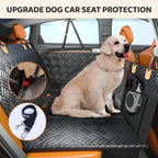 Hard Bottom Rear Seat Extender, Load-Bearing 400 Pounds, 600D Heavy-Duty Anti-Scratch Washable
