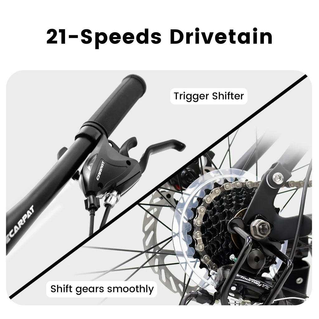 Dual Full Suspension Mountain Bike 24/26/27.5 Inch,  Mountain Bike, 21-Speed