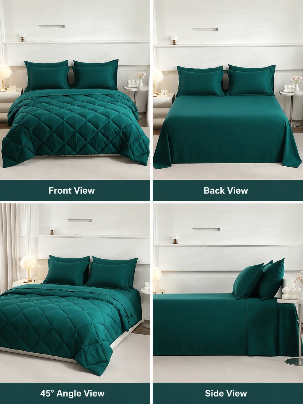 5pcs/7pcs Twin Full Queen King Bedding Sets Home Decor Comforter Flat Sheet Fitted Sheet Pillowcases Sleeping Sets