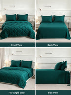 5pcs/7pcs Twin Full Queen King Bedding Sets Home Decor Comforter Flat Sheet Fitted Sheet Pillowcases Sleeping Sets