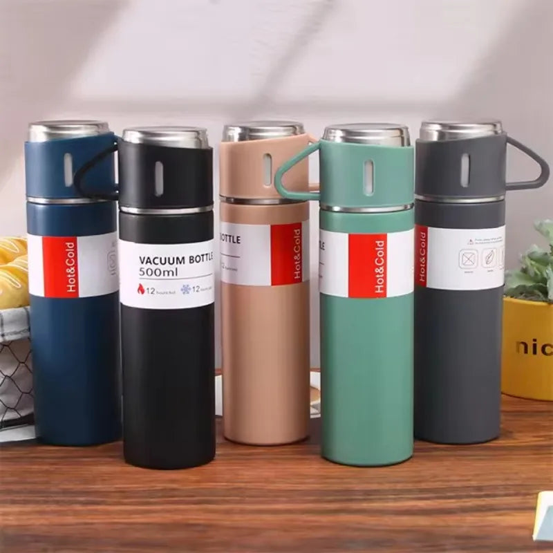 500ML Insulated Cup 304 Stainless Steel Vacuum Business Thermos Set