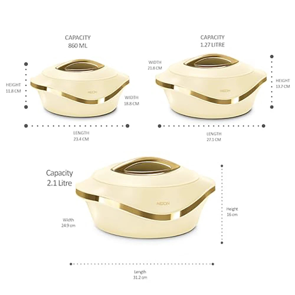 3-Piece Insulated Casserole Dish Set with Lid