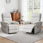 Power Adjustable Lounge Chair with USB & Type-C Charging Ports