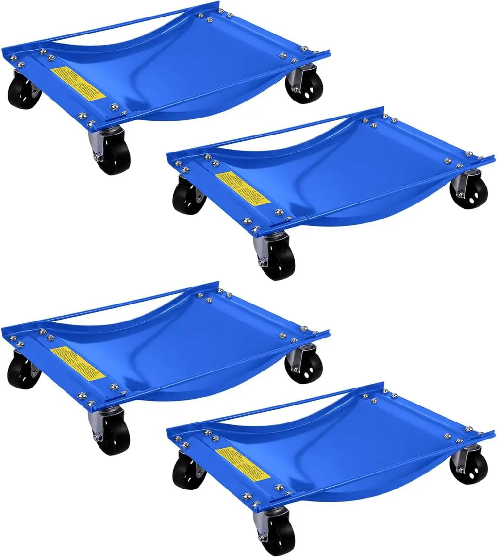 10000LBS Heavy Duty Vehicle Dolly for Moving Car with 3.5 Inch Steel Wheels