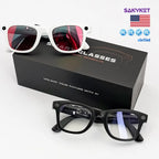 2026 SANVNET GS4 MAX Smart Eyewear 8MP Video Camera Sunglasses Wi-Fi Transfer Audio Record Smart AI Glasses
