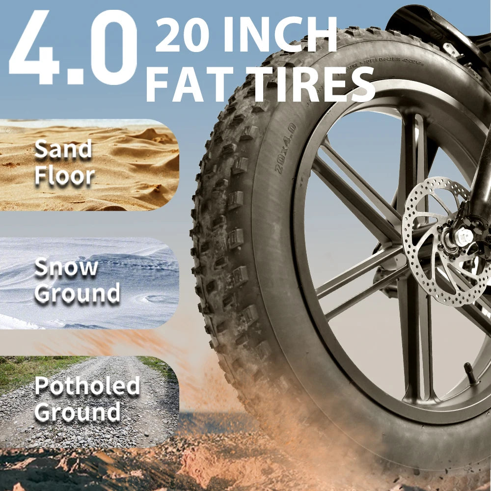 Adults Mountain Ebike All-Terrain Motorcycle