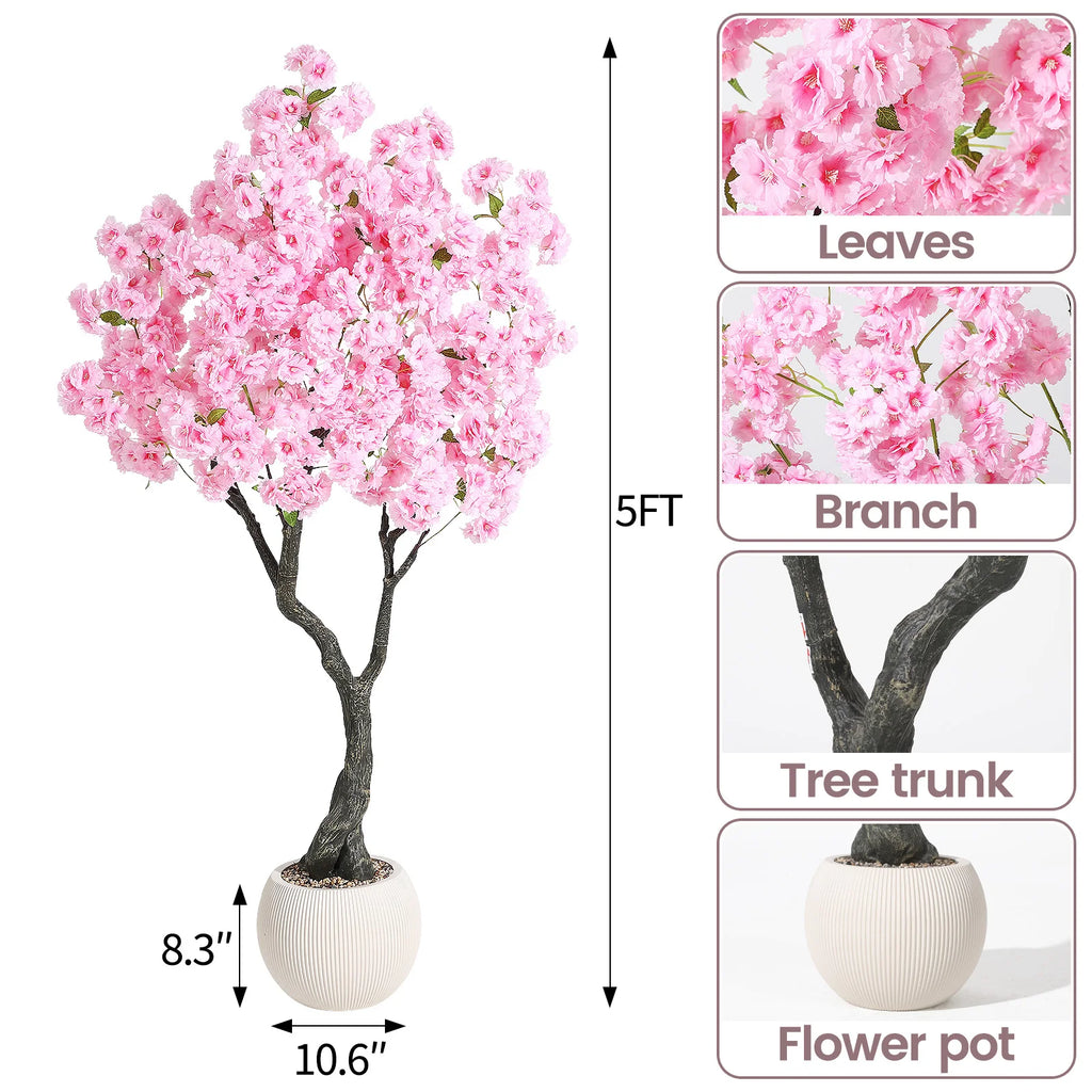 5ft/6ft/7ft Artificial Cherry Blossom Tree