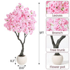 5ft/6ft/7ft Artificial Cherry Blossom Tree