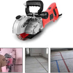 Cutting Machine for Cutting Slotting Marble Concrete Grooves 110V(Red)