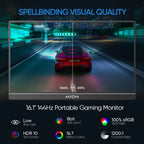 ARZOPA 16.1 Inches Portable Gaming Monitor