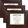 8.5x11 Diploma Frame  , UV-Protected 11x14   Display