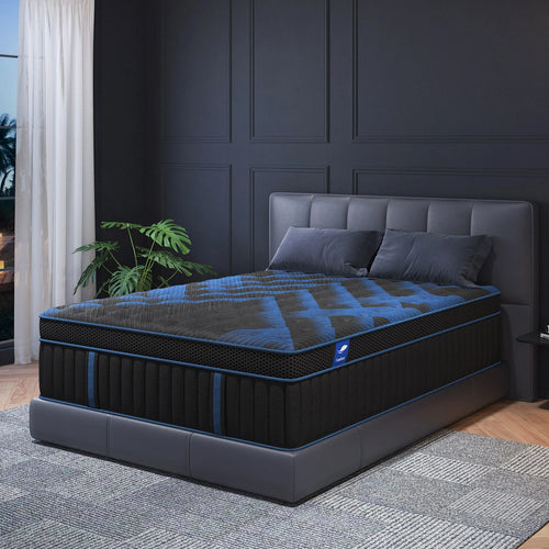 12"Gel Memory Foam Hybrid Pocket Spring Mattress, Medium Firm Motion Isolation