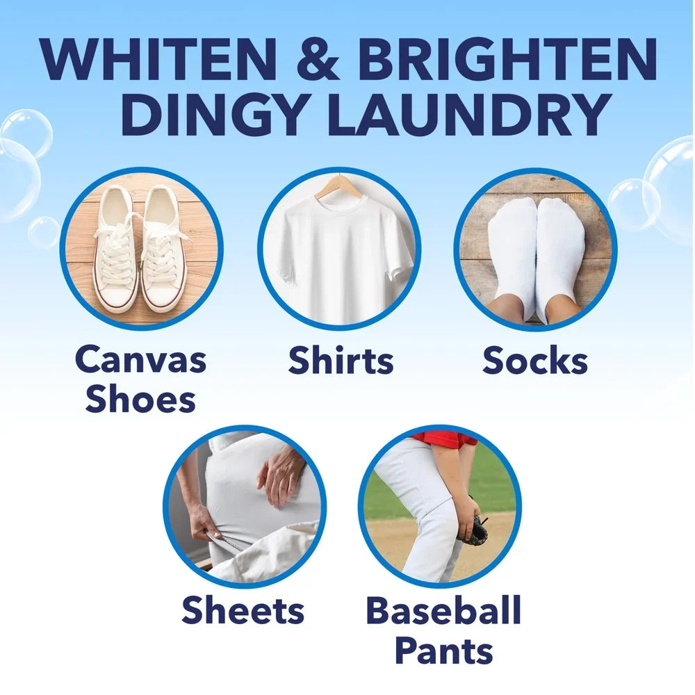 66 fl oz Laundry Booster Pre-Treat Stains Brightens Whites Perfect