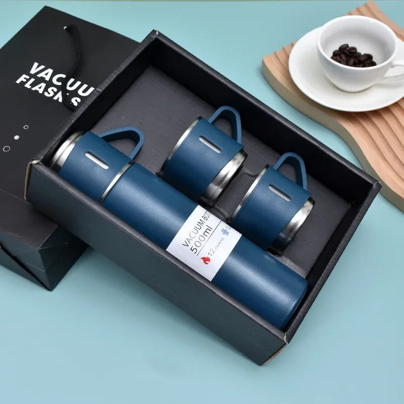 500ML Insulated Cup 304 Stainless Steel Vacuum Business Thermos Set