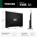32-inch FHD Smart Fire TV with Alexa Voice Remote, Stream Live TV
