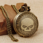 Retro Fashion Quartz Men's Pocket Watch Casual Fob Chain Watch