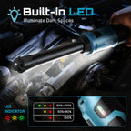 6" Extended Ratchet Wrench 3/8"Cordless Electric Wrench 55Nm 12V Rechargeable