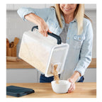 46 Cup Kitchen Canister with Handle and Pour Spout BPA Free