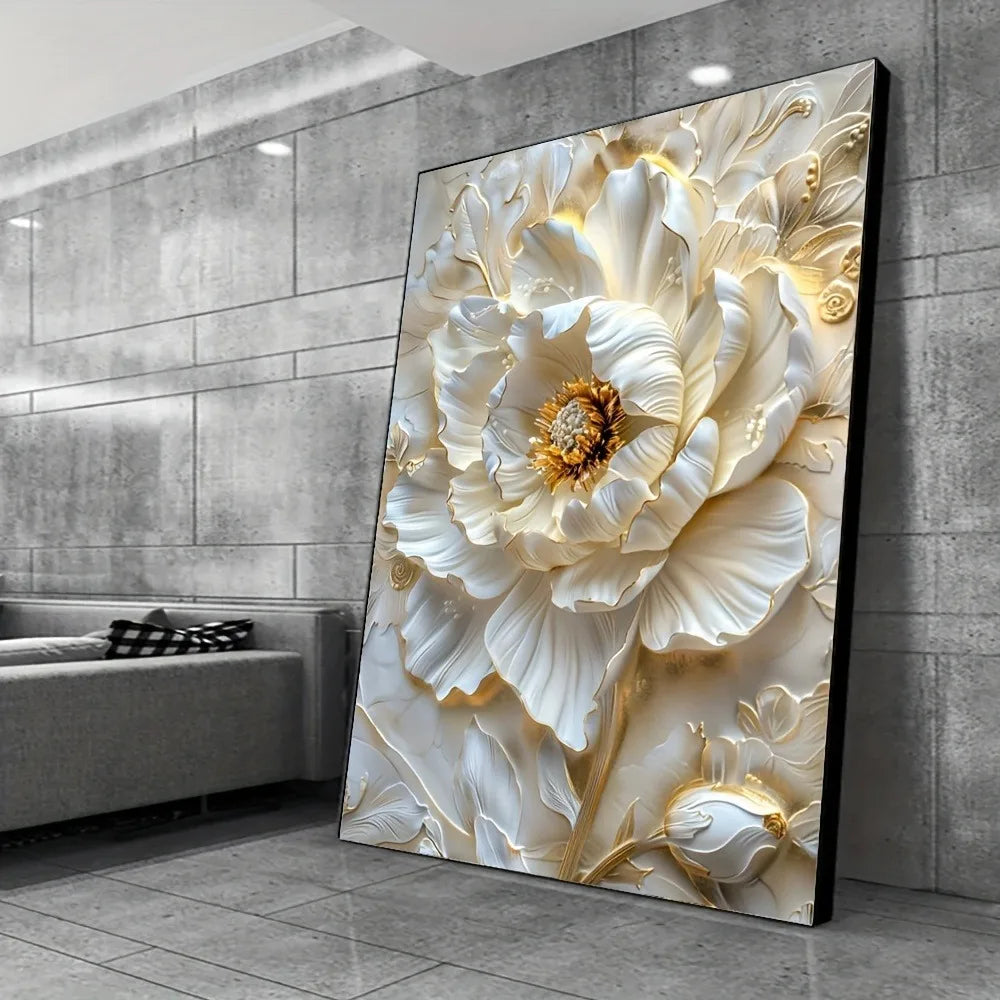 1pc Modern Abstract Floral Canvas Art Prints