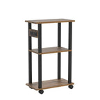 Small Narrow Side Table with Charging Station
