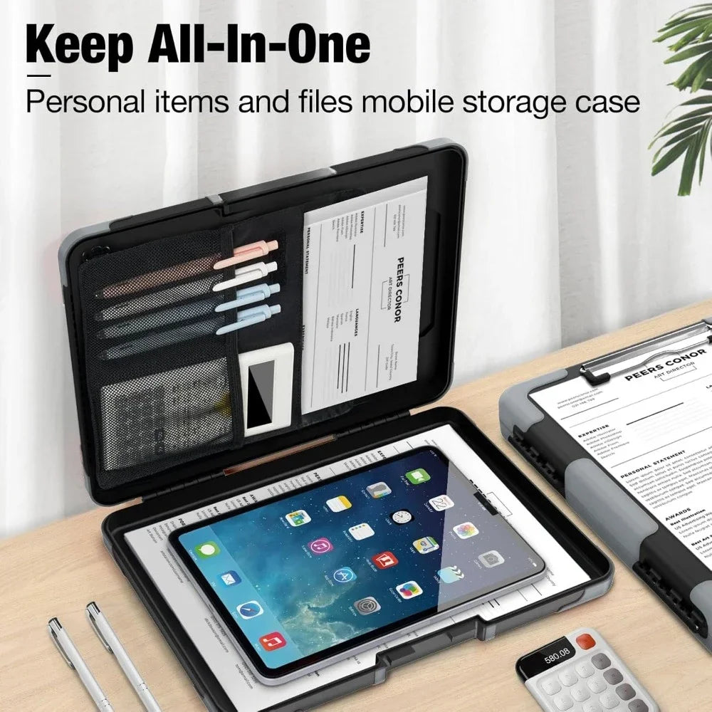 The toughest clipboard with storage, internal pen case includes, letter/A4 size, 8.5x11 "