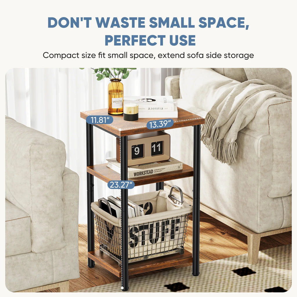 3 Tier End Table Set of 2