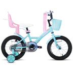 Ages 3-10 Years, Girls' Bikes with Training Wheels, Streamers, Basket and Doll Seat