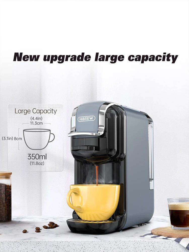 Multiple Capsule Coffee Machine, Hot/Cold Dolce Gusto Milk Nespresso Capsule ESE Pod Ground Coffee