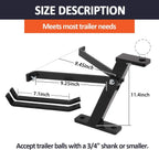 Lawn Mower Trailer Towing Hitch for Garden Tractors, Compatible with Riding Mowers