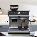 1450W Semi Automatic Espresso Maker with Grinder for Latte, Cappuccino Lover