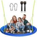 Heavy-Duty 600LB Tree Swing with Waterproof Seat for Kids and Adults - Blue