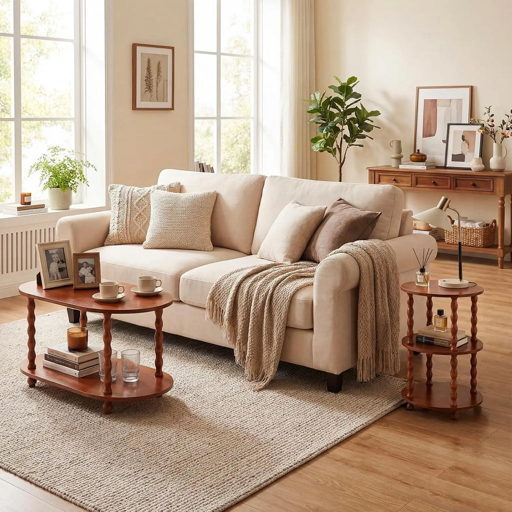 3-Tier Layer Circular Side Table