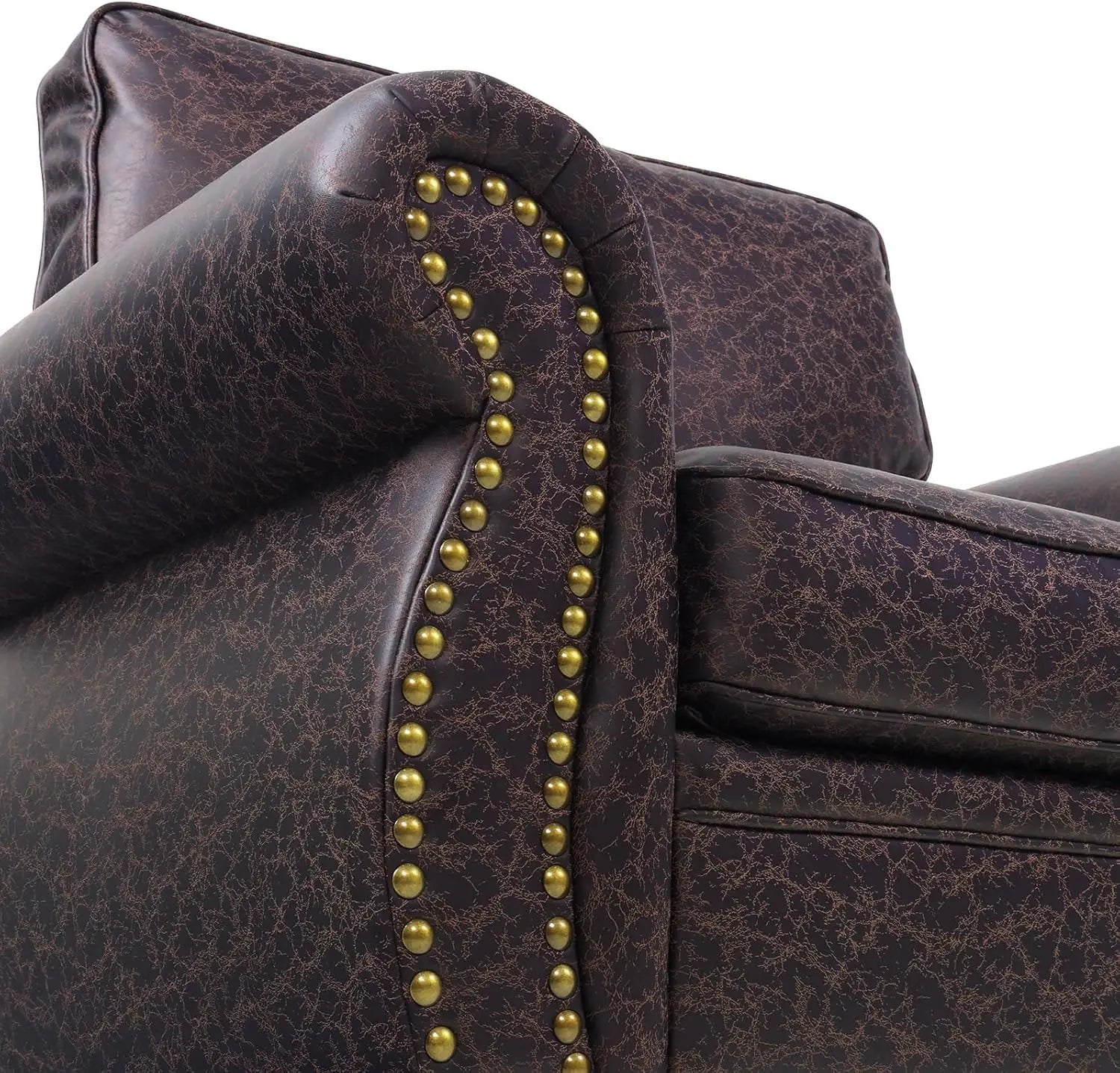 Mid-Century Vintage Sofa Couches with Rivet Design