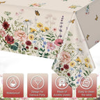 Spring Floral Tablecloth, Rectangle Table Covers