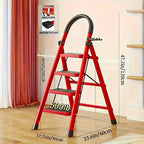 multifunctional foldable lightweight, wide-thick sturdy, safe handle + wide non-slip steps
