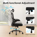 Ergonomic Office Chair, Desk Chair with Headrest and Lumbar Support