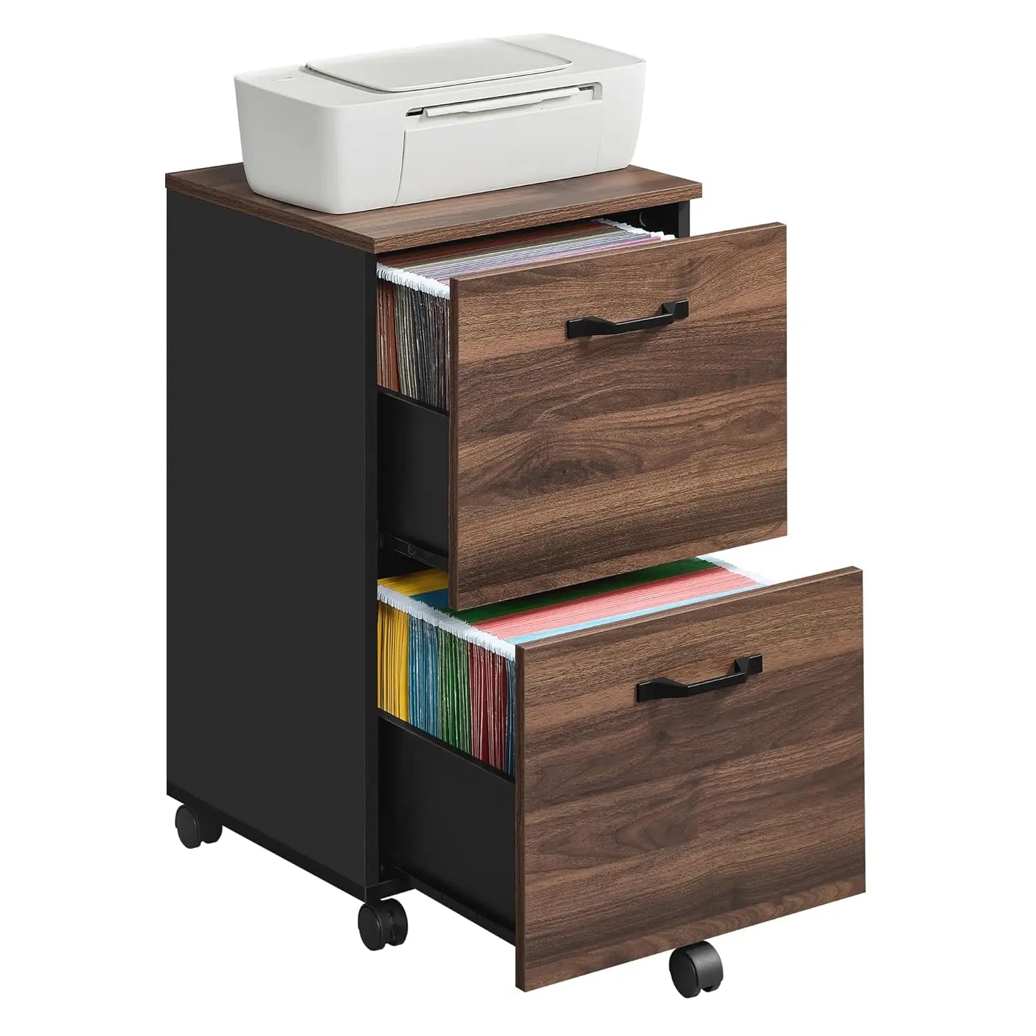 2-Drawer File Cabinet for Home Office, Printer Stand