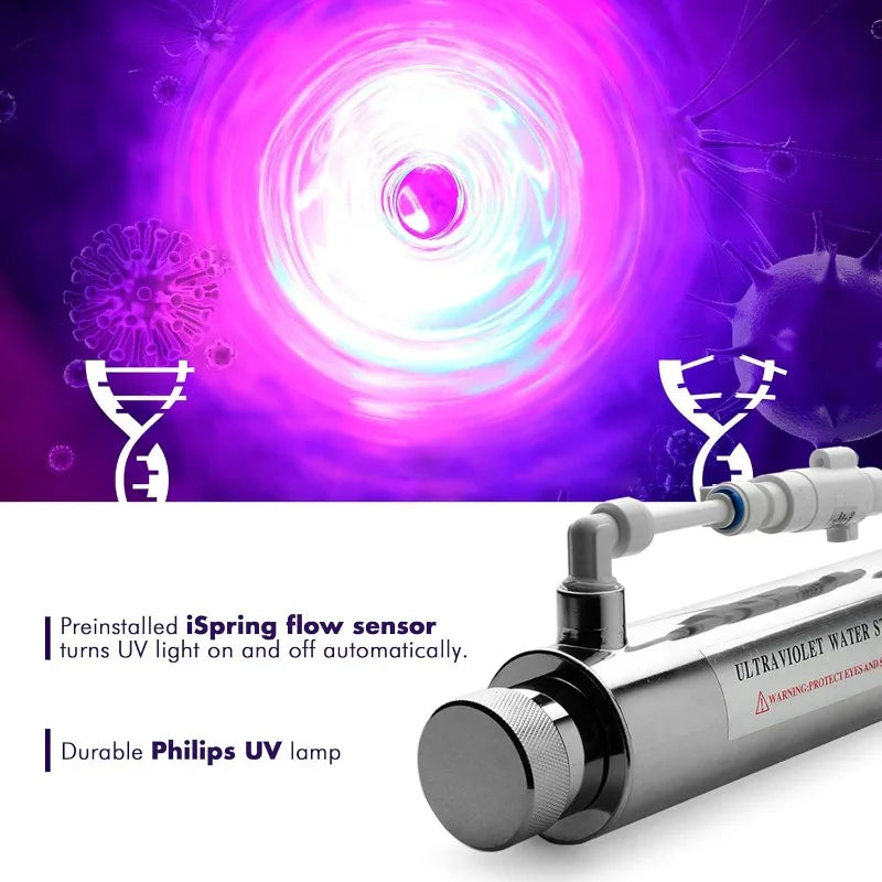 Certified, 7-Stage Under Sink Reverse Osmosis Water Filtration System