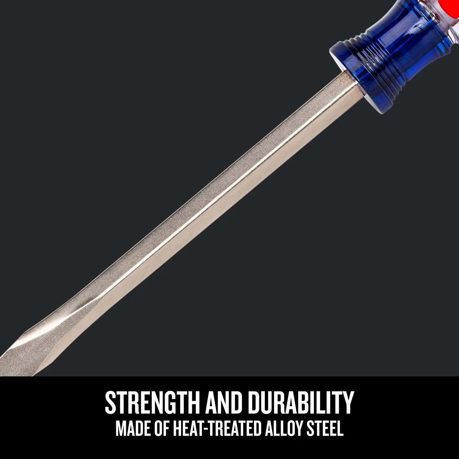 42-Piece Screwdriver Set with Phillips, Slotted, Torx Bits and Acetate Handle for Versatile DIY Tasks